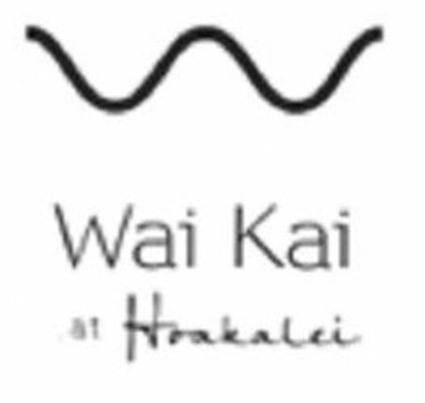 W WAI KAI AT HOAKALEI Logo (USPTO, 13.07.2018)