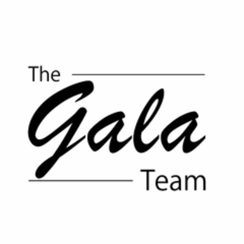 THE GALA TEAM Logo (USPTO, 26.09.2018)