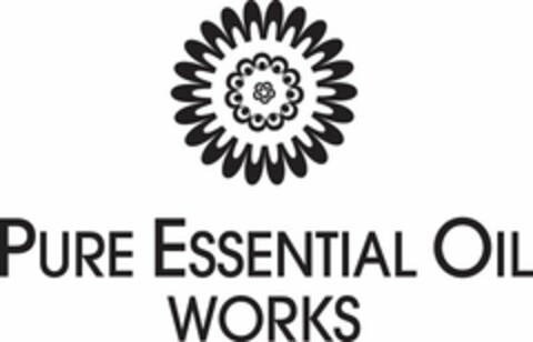 PURE ESSENTIAL OIL WORKS Logo (USPTO, 03/06/2019)