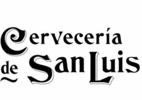 CERVECERIA DE SAN LUIS Logo (USPTO, 27.09.2019)