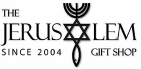 THE JERUSALEM GIFT SHOP SINCE 2004 Logo (USPTO, 01/05/2020)