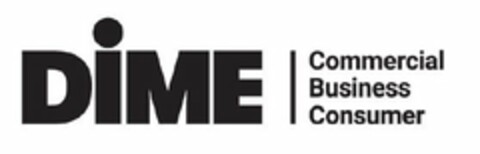 DIME COMMERCIAL BUSINESS CONSUMER Logo (USPTO, 01/27/2020)