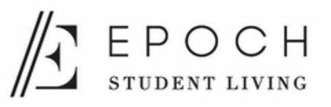 //E EPOCH STUDENT LIVING Logo (USPTO, 02/12/2020)