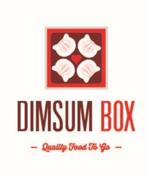 DIMSUM BOX QUALITY FOOD TO GO Logo (USPTO, 02/23/2020)