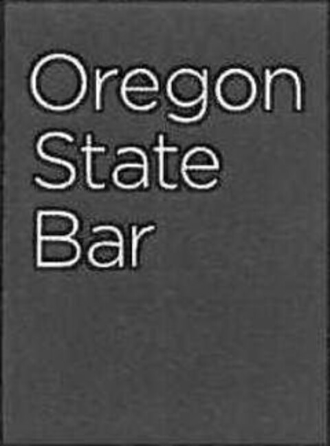 OREGON STATE BAR Logo (USPTO, 04.03.2009)