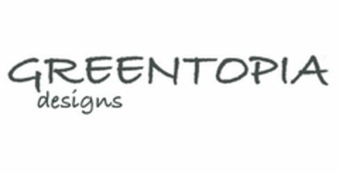 GREENTOPIA DESIGNS Logo (USPTO, 03/14/2009)