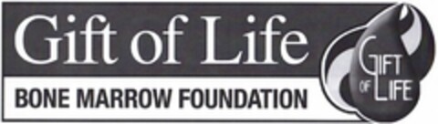 GIFT OF LIFE GIFT OF LIFE BONE MARROW FOUNDATION Logo (USPTO, 08/20/2009)