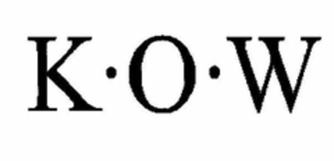 K·O·W Logo (USPTO, 08/26/2009)