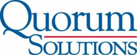 QUORUM SOLUTIONS Logo (USPTO, 11.01.2010)