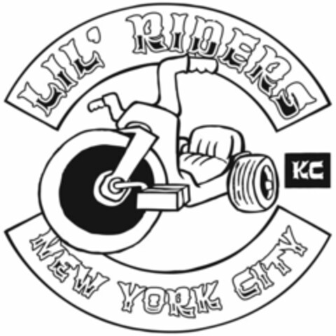 LIL' RIDERS NEW YORK CITY KC Logo (USPTO, 03/25/2010)