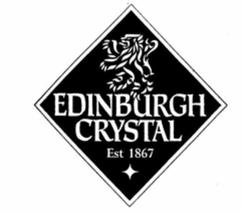 EDINBURGH CRYSTAL EST 1867 Logo (USPTO, 19.05.2010)