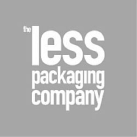 THE LESS PACKAGING COMPANY Logo (USPTO, 09.12.2011)