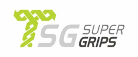 T SG SUPER GRIPS Logo (USPTO, 07/08/2012)