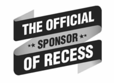 THE OFFICIAL SPONSOR OF RECESS Logo (USPTO, 11/29/2012)