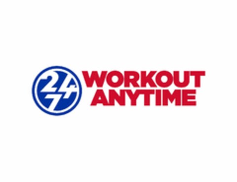 24 7 WORKOUT ANYTIME Logo (USPTO, 08.06.2013)