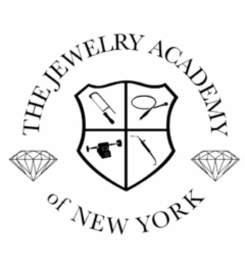 THE JEWELRY ACADEMY OF NEW YORK Logo (USPTO, 06/11/2013)