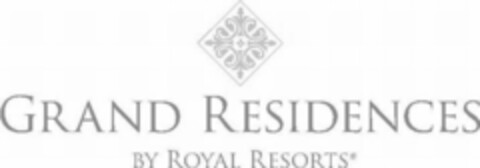 GRAND RESIDENCES BY ROYAL RESORTS Logo (USPTO, 10.02.2014)