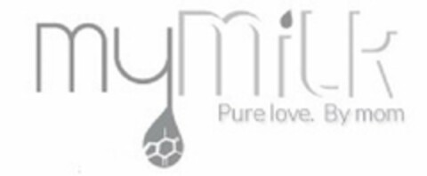 MYMILK PURE LOVE. BY MOM Logo (USPTO, 02.06.2014)