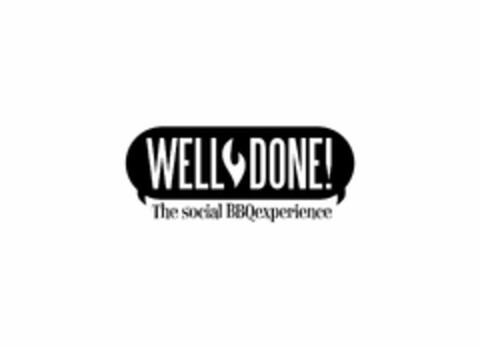 WELL DONE! THE SOCIAL BBQ EXPERIENCE Logo (USPTO, 09/29/2014)