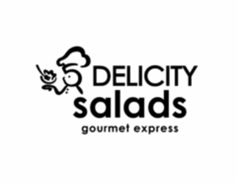DELICITY SALADS GOURMET EXPRESS Logo (USPTO, 09.12.2014)