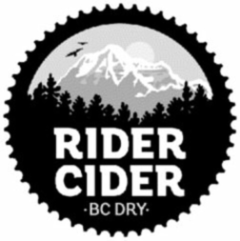 RIDER CIDER · BC DRY · Logo (USPTO, 02.01.2015)