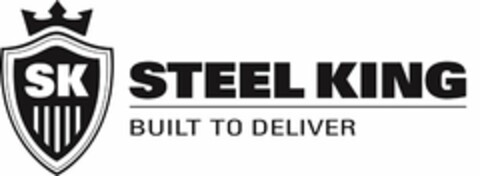 SK STEEL KING BUILT TO DELIVER Logo (USPTO, 06.01.2015)