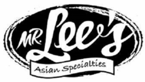 MR. LEE'S ASIAN SPECIALTIES Logo (USPTO, 07/14/2015)