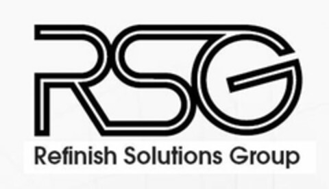 RSG REFINISH SOLUTIONS GROUP Logo (USPTO, 29.07.2015)