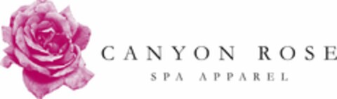 CANYON ROSE SPA APPAREL Logo (USPTO, 13.07.2016)