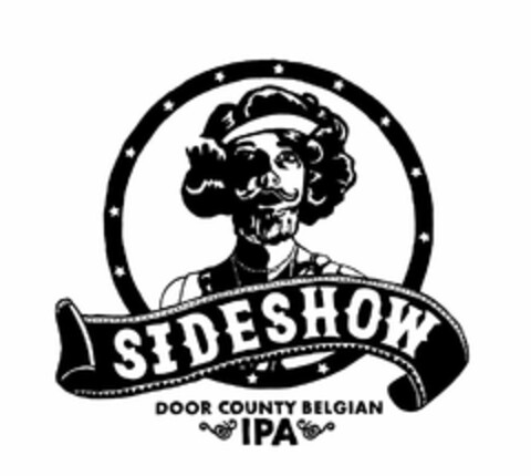 SIDESHOW DOOR COUNTY BELGIAN IPA Logo (USPTO, 28.07.2016)