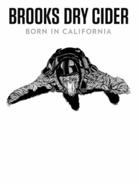 BROOKS DRY CIDER BORN IN CALIFORNIA Logo (USPTO, 03.10.2016)