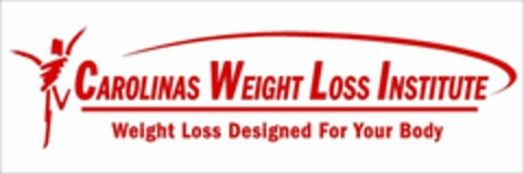 CAROLINAS WEIGHT LOSS INSTITUTE WEIGHT LOSS DESIGNED FOR YOUR BODY Logo (USPTO, 27.01.2017)