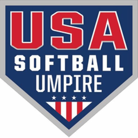 USA SOFTBALL UMPIRE Logo (USPTO, 01.02.2017)