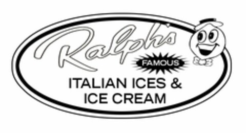 RALPH'S FAMOUS ITALIAN ICES & ICE CREAM Logo (USPTO, 02/24/2017)