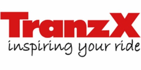 TRANZX INSPIRING YOUR RIDE Logo (USPTO, 06.03.2017)