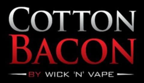 COTTON BACON BY WICK 'N' VAPE Logo (USPTO, 04/05/2017)