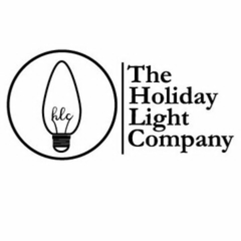 HLC THE HOLIDAY LIGHT COMPANY Logo (USPTO, 07.06.2017)