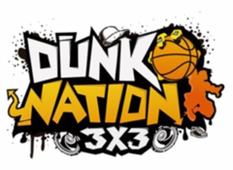 DUNK NATION 3X3 Logo (USPTO, 02.08.2017)