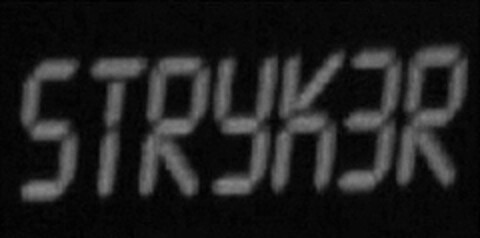 STRYK3R Logo (USPTO, 09/22/2017)