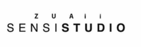 ZUAII SENSISTUDIO Logo (USPTO, 28.09.2017)