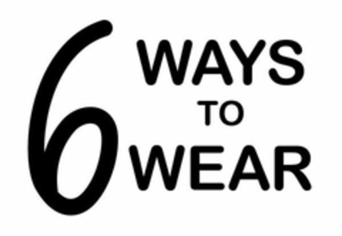 6 WAYS TO WEAR Logo (USPTO, 06/27/2018)