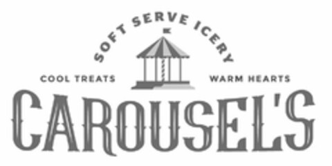 SOFT SERVE ICERY COOL TREATS WARM HEARTS CAROUSEL'S Logo (USPTO, 05.07.2018)