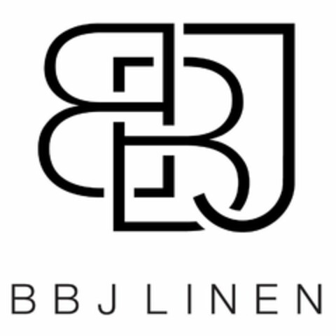 BBJ LINEN Logo (USPTO, 05/02/2019)