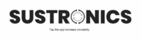 SUSTRONICS TAP THE APP INCREASE CIRCULARITY Logo (USPTO, 09/28/2019)