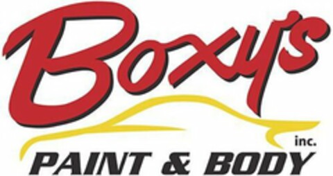 BOXY'S PAINT & BODY INC. Logo (USPTO, 07.04.2010)