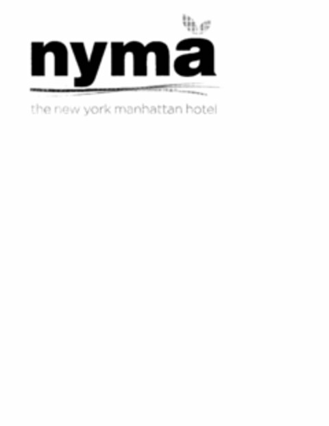 NYMA THE NEW YORK MANHATTAN HOTEL Logo (USPTO, 05/14/2010)