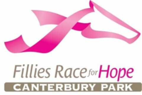 FILLIES RACE FOR HOPE CANTERBURY PARK Logo (USPTO, 11.08.2010)