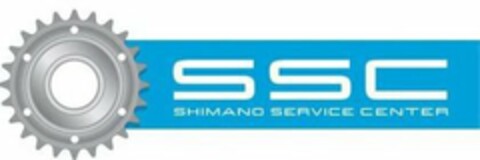 SSC SHIMANO SERVICE CENTER Logo (USPTO, 06.08.2011)