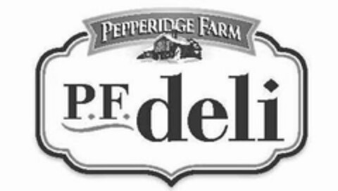 PEPPERIDGE FARM P.F. DELI Logo (USPTO, 13.12.2011)