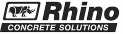 RHINO CONCRETE SOLUTIONS Logo (USPTO, 14.02.2012)